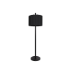 Picture of Floor lamp, quincuinx, steel+brass fabric shade: black slub(bk01), φ50*h35cm, bronze tube size φ50*h169.5cm