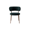 Picture of Chair, devon, fabric, steel legs, green, 56x55x79 cm 