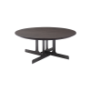 Picture of Coffee table, celia, wood top, dark grey, dia.85x35cm