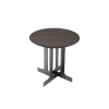 Picture of Coffee table, celia, wood top, dark grey, dia.48x45cm