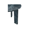Picture of Small top coffee table, corolla, marble,green, dia.60x48cm