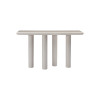 Picture of Console, filo, metal legs, creamy glossy paint, 140x40x80cm