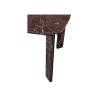 Picture of Dining table, dua, top and legs marble red, frame metal grey, 240x110x76cm