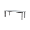 Picture of Dining table, dua, top and legs marble fair white, frame metal grey, 240x110x76cm