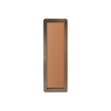Fotografia e Pasqyre dyshemeje Obel, strukture celiku brushed brass – 210×68×7.5 cm.
