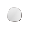 Picture of Wall mirror small, sami, steel brushed brass, black base board, 100x100x7cm