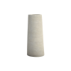 Picture of Vase, asym, with 2nd bottom, sand surface, crema, dia.60x140cm