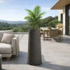 Picture of Vase asym with 2nd bottom sand surface, machiato, dia.60x140cm