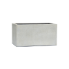 Picture of Vase, box, concrete surface, white color, 80x31x31cm