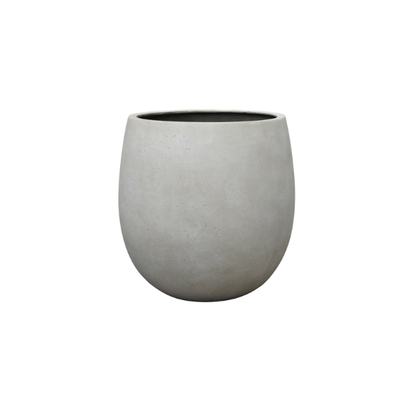 Picture of Vase, ballon park, concrete surface, white, dia.55x55cm