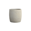 Picture of Vase, barrel, sand surface, crema, dia.34x34cm