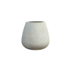 Picture of Vase, lotus bud, concrete surface, white, dia.84x82cm