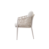 Picture of Chair with armrestm amaya alu, sand, 55x65x80cm 