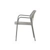 Picture of Chair with armrest, flair alu, sand, 56x59x79cm 
