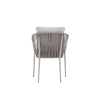 Picture of Chair with armrest, plinto alu, powder, 58x65x80cm