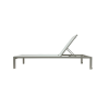 Picture of Sunlounger, flow, aluminium, white, 197x75x30cm