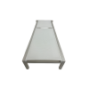 Picture of Sunlounger, flow, aluminium, white, 197x75x30cm