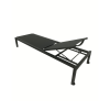 Picture of Sunlounger, flow, aluminium, antracite, 197x75x30cm