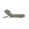 Picture of Sunlounger, isla, aluminium, grey, 75x210x35cm