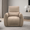 Picture of Armchair with mechanism, cozi, leather, nude, 97x100x101cm 