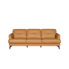 Picture of Modular 3 seater sofa, mina, leather, cinnamon, 234x96x87cm 