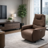 Picture of Armchair, nio, leather, brown, 78x86-171x107cm 