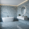 Picture of Floor tile antony aqua, marble effect, glossy, 60x120