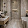Picture of Floor tile rock salt, stone effect, matt, 6mm 120x240