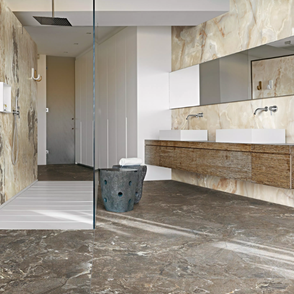 Picture of Floor tile onyx&more, stone effect, grip, 6mm 120x240