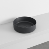 Picture of Shui comfort round basin, ceramic, countertop, lavagna, matte, 40 cm