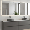 Picture of Shui comfort round basin, ceramic, countertop, concrete, matte, 40 cm