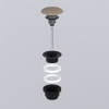 Picture of Universal drain, ceramic cover/metal body, arenaria, matte