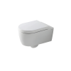 Picture of Smile wc, ceramic, wall hung, white, glossy, 35x53 cm