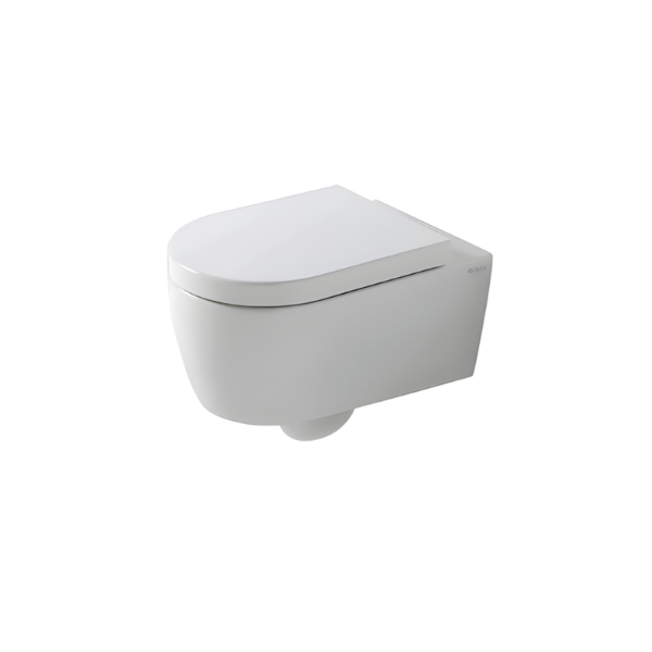 Picture of Smile wc, ceramic, wall hung, white, glossy, 35x53 cm