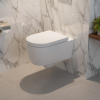 Picture of Smile wc, ceramic, wall hung, white, glossy, 35x53 cm