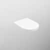 Picture of Smile seat cover, soft close, white, glossy, 35x53 cm
