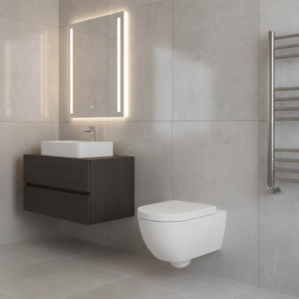 Picture of Enjoy wc, ceramic, wall hung, white, glossy, 35x53 cm