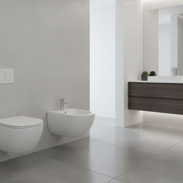 Picture of Enjoy bidet, ceramic, wall hung, white, glossy, 35x53 cm