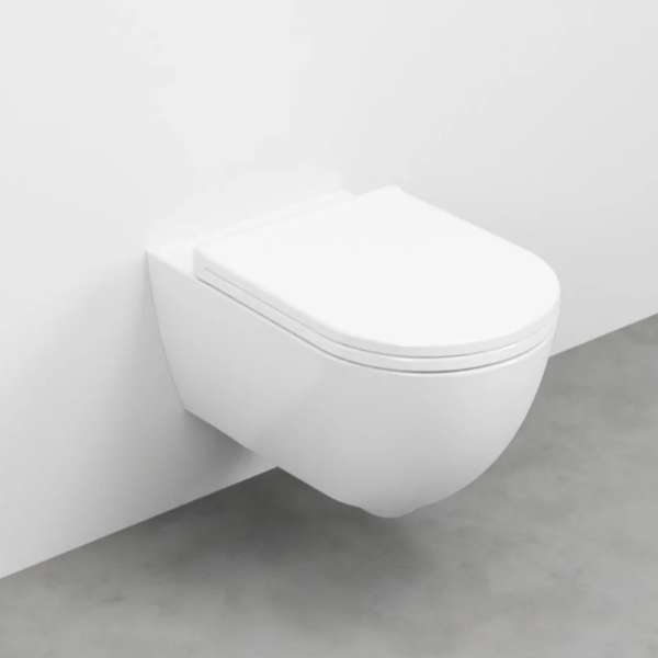 Picture of Enjoy wc, ceramic, wall hung, talco, matte, 35x53 cm