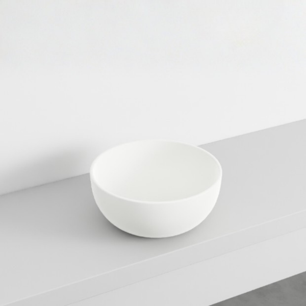 Picture of Shui round basin, ceramic, countertop, talco, matte, 40 cm