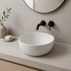 Picture of Shui round basin, ceramic, countertop, talco, matte, 40 cm