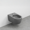 Picture of Smile bidet, ceramic, wall hung, concrete, matte, 35x53 cm