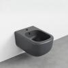 Picture of Era bidet, ceramic, wall hung, lavagna, matte, 37x53 cm