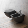 Picture of Fluid wc, wall hung, concrete, matte, 37x53cm