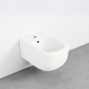 Picture of Era bidet, ceramic, wall hung, talco, matte, 37x53cm
