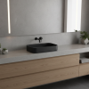 Picture of Shui comfort rectangular basin, ceramic, countertop, lavagna, matte, 60 cm