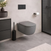 Picture of Era wc, ceramic, wall hung, concrete, matte, 37x53cm