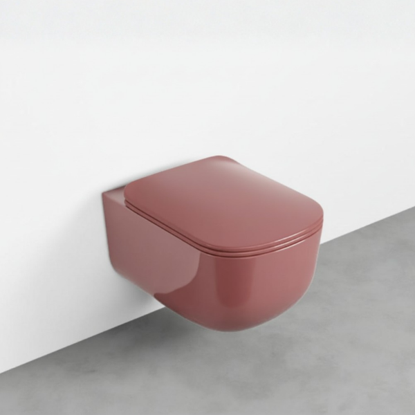 Picture of Era wc, ceramic, wall hung, coral glossy, 37x53 cm