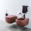 Picture of Era bidet, ceramic, wall hung, coral glossy, 37x53 cm