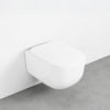 Picture of Era wc, ceramic, wall hung, white, glossy, 37x53 cm